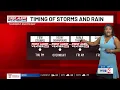 FIRST ALERT WEATHER DAYS Storms arrive later today then heavy rain overnight