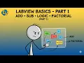 LabVIEW Made Easy Part 1 Basic Math Logic Operations You Must Know N2