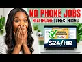 Work From Home Healthcare Jobs NO PHONE CALLS Direct Hiring Available