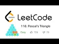 Pascal s Triangle - LeetCode Problem