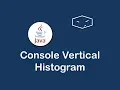 console vertical histogram in java