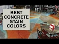 Best Concrete Stain Colors