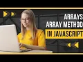 Array in JavaScript Array Methods JavaScript DevAuth