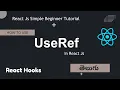 useRef Explained in Telugu React Hooks Tutorial Web Development React Js Tutorial For Beginners