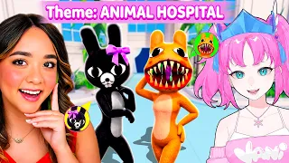 Recreating ANIMAL HOSPITAL CHARACTERS in Dress to Impress..
