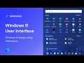 Windows 11 User Interface using TailwindCSS Speed Code