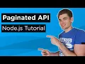 Create A Paginated API With Node js - Complete Tutorial