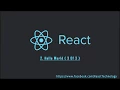 React Tutorials In - Hello World App Part 3 of 3 Online Course For Beginners