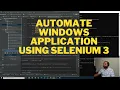 Automate Windows Application Using Selenium 3