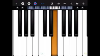 تعليم عزف انا لك على طول عبد الحليم حافظ بيانو سهل 