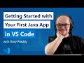 Getting started with your first Java app in VS Code