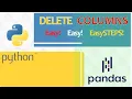 Delete columns from Dataframe in Python-5 Easy ways