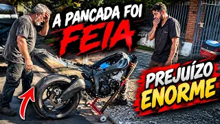É PIOR DO QUE IMAGINAVA, DESMONTEI A KAWASAKI ZX6R 2026 0KM PRA LEVAR PRA ALINHAR 
