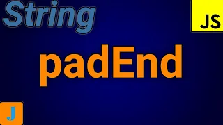 JavaScript String padEnd