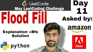 Flood fill - Amazon interview question leetcode