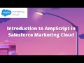 Introduction to AmpScript in Salesforce Marketing Cloud