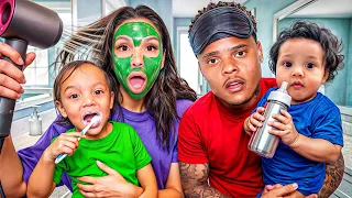 Our REAL Morning Routine With 2 Under 2..