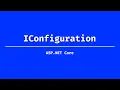 Working with Configuration in ASP NET Core 5 0