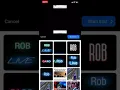 How to make a neon logo in iphone