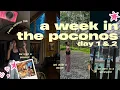 Poconos Summer Diaries cabin mountains food waterpark day 1 2 we saw a BEAR