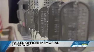 Rowan County Sheriff s Office reveals new memorial wall dedicated to veterans and fallen deputies