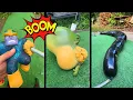 Inflating Toys With Water Until They EXPLODE Satisfying Loud