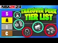 NBA 2K24 Best Takeover Perk Tier List