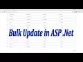 Bulk Update in ASP Net