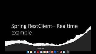 Spring RestClient - Realtime example