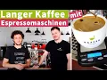 Download Lagu Langer Kaffee mit der Espressomaschine - Café crème oder Americano statt Lungo