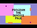 web task 34 Program the invoice page E-commerce web application Java Institute