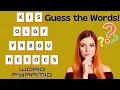 Scramble Words Are You A Quick Thinker Play Word Pyramid to Find Out A Word Game For All Ages