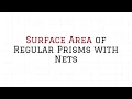 Surface Area of Rectangular Prisms with Nets