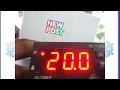 Temperature controller parameter settings subzero 7568p