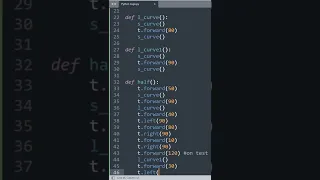 This is how you draw python logo