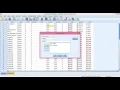 SPSS Set up variables and Input data