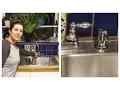 Quick kitchen hack install a soap dispenser