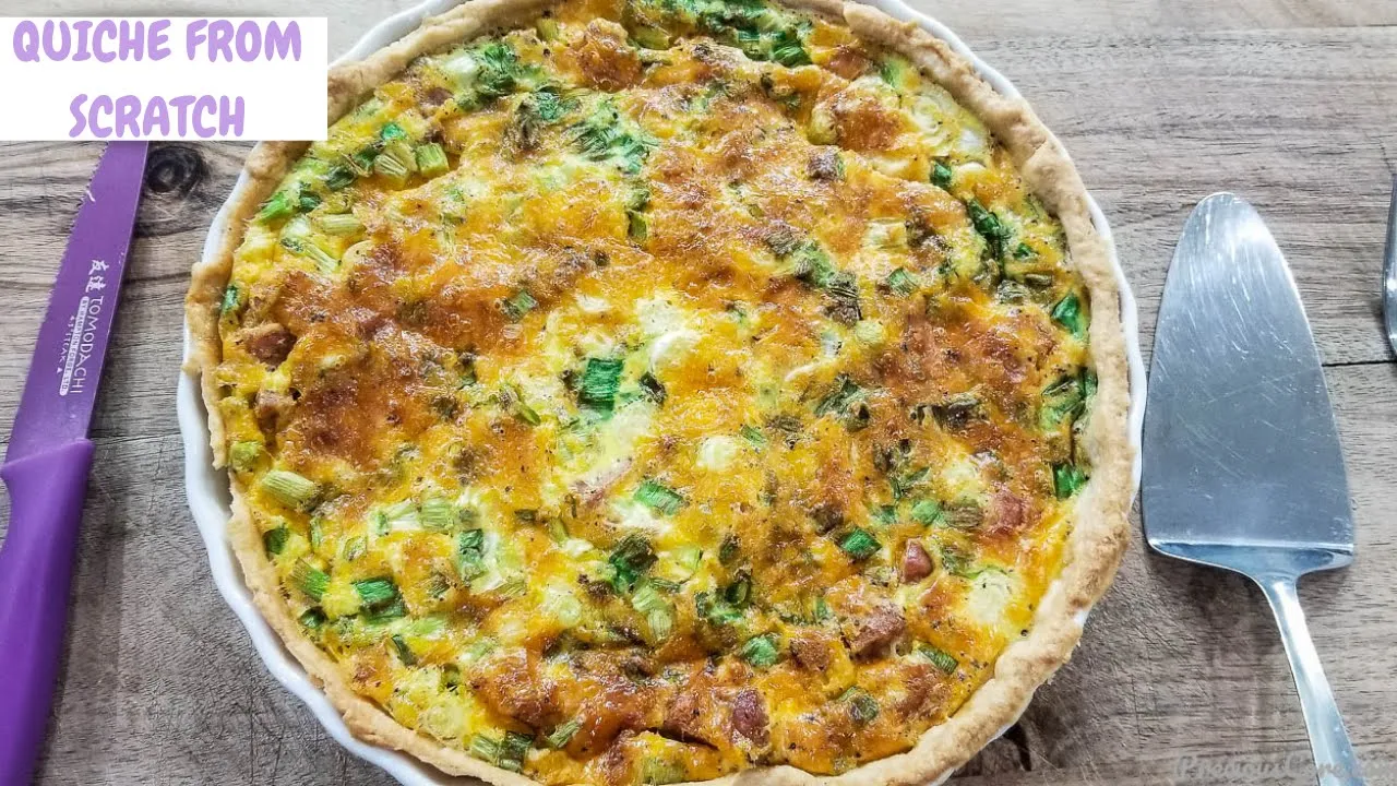 EASY QUICHE RECIPE   How To Make Quiche   perfect for breakfast, lunch or dinner.