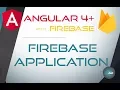 11 CREATE FIREBASE APPLICATION - Angular 4 with Firebase Material Design