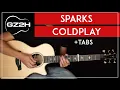 Download Lagu Sparks Guitar Tutorial Coldplay Guitar Lesson |Chords + Strumming|