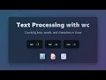 Mastering Text Analysis with wc Command in Linux Lines Words and Characters