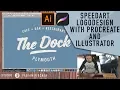 Logo design with Procreate and Adobe Illustrator - Speedart