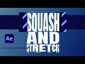 How to Squash and Stretch Text in After Effects Beginner Tutorial