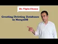 MongoDB Tutorial - 5 Create Collection Delete Collection in MongoDB Dr Vipin Classes