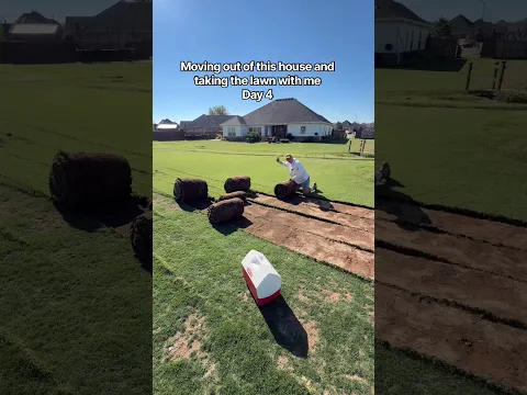 Moving Homes and Taking the Lawn with Me