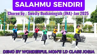 salahmu sendiri linedance choreo by swesty budianingsih ina jan 2025 demo by wonderful moms