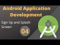 Android Tutorials 2020 Sqlite DB Signup and Login with Splash Screen 04 Programming With Babar