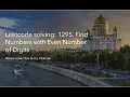 Leetcode solving 1295 Find Numbers with Even Number of Digits