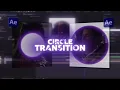 Smooth Circle Transition After Effects Tutorial