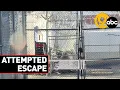 Inmate tries to escape in transport van injuring officer in process